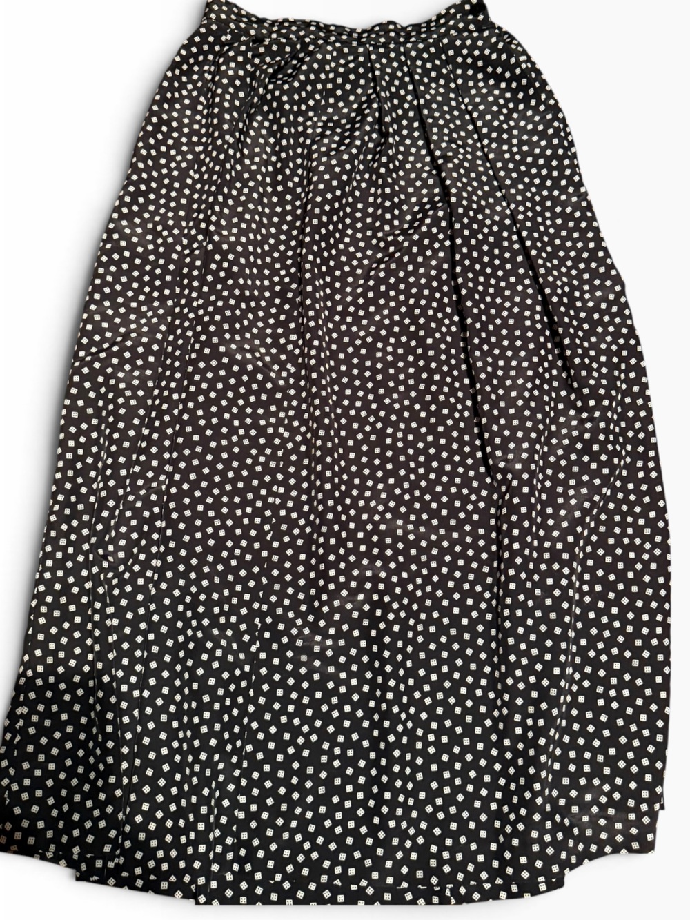 Vintage Jaeger Black and White midi/maxi skirt fits size 26